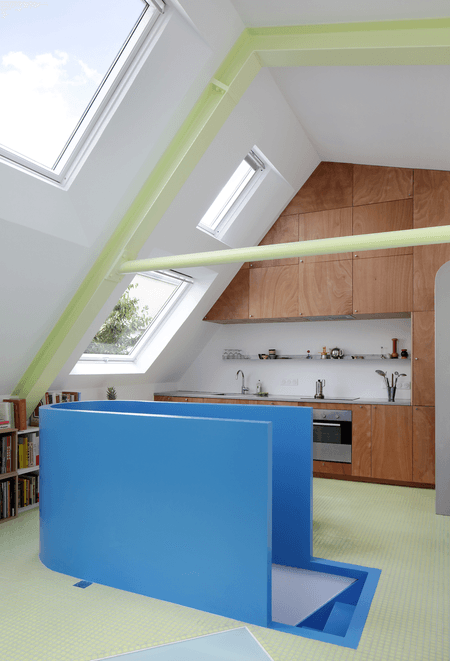 Elevation of a Family House in Bagnolet